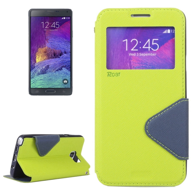 Cross Texture Horizontal Flip Leather Case with Holder & Card Slot for Galaxy Note 5 / N920