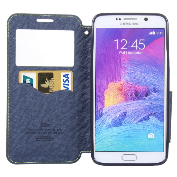 Cross Texture Horizontal Flip Leather Case with Holder & Card Slot for Galaxy Note 5 / N920