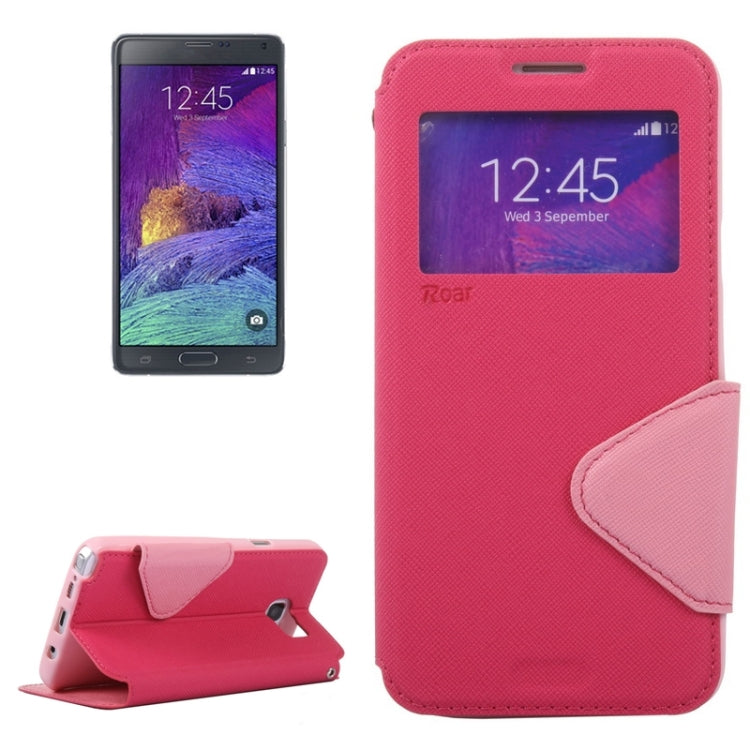 Cross Texture Horizontal Flip Leather Case with Holder & Card Slot for Galaxy Note 5 / N920