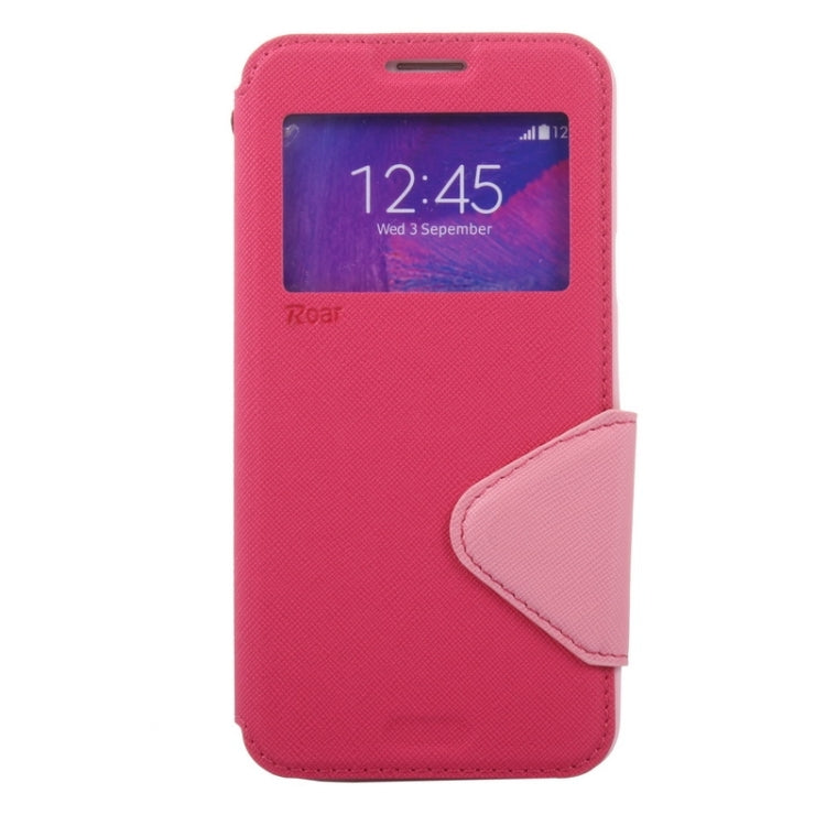 Cross Texture Horizontal Flip Leather Case with Holder & Card Slot for Galaxy Note 5 / N920