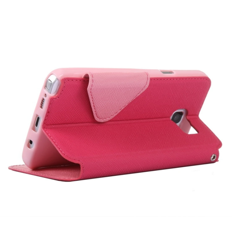 Cross Texture Horizontal Flip Leather Case with Holder & Card Slot for Galaxy Note 5 / N920