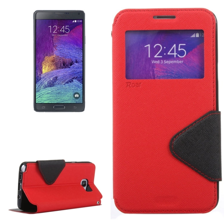 Cross Texture Horizontal Flip Leather Case with Holder & Card Slot for Galaxy Note 5 / N920