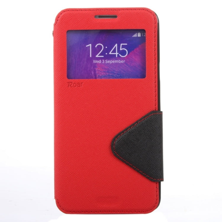 Cross Texture Horizontal Flip Leather Case with Holder & Card Slot for Galaxy Note 5 / N920