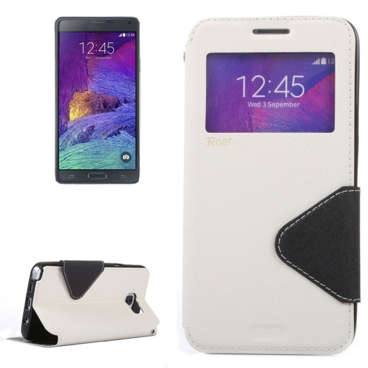 Cross Texture Horizontal Flip Leather Case with Holder & Card Slot for Galaxy Note 5 / N920