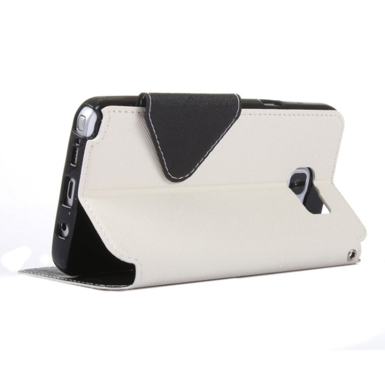 Cross Texture Horizontal Flip Leather Case with Holder & Card Slot for Galaxy Note 5 / N920