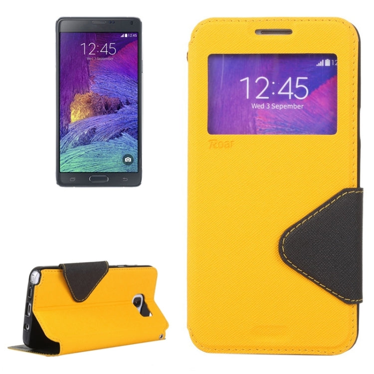 Cross Texture Horizontal Flip Leather Case with Holder & Card Slot for Galaxy Note 5 / N920