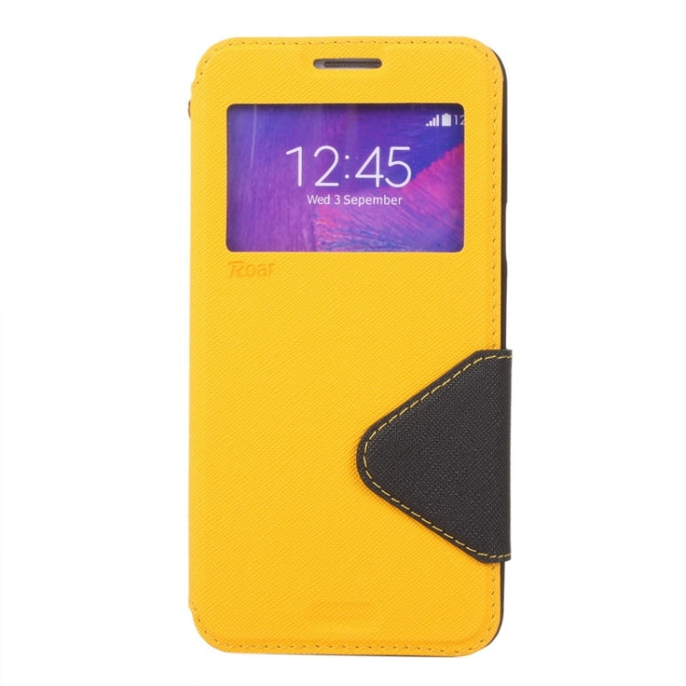 Cross Texture Horizontal Flip Leather Case with Holder & Card Slot for Galaxy Note 5 / N920