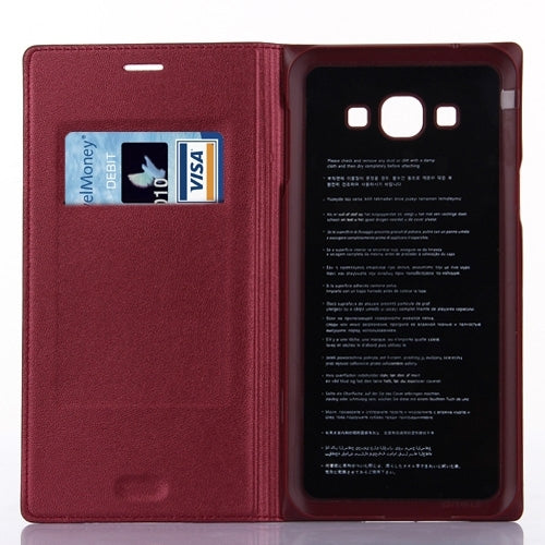 Litchi Texture Horizontal Flip Leather Case with Card Slot for Galaxy A8 / A800