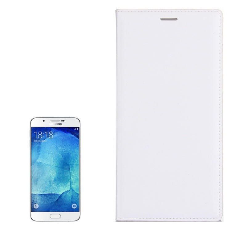 Litchi Texture Horizontal Flip Leather Case with Card Slot for Galaxy A8 / A800