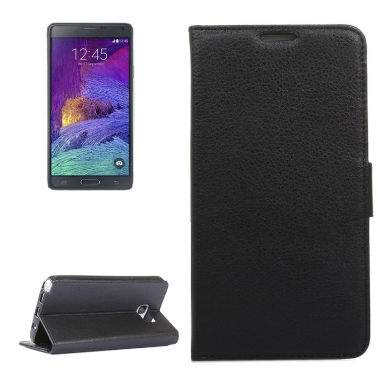 Litchi Texture Horizontal Flip Leather Case with Holder & Card Slots & Wallet for Galaxy Note 5 / N920
