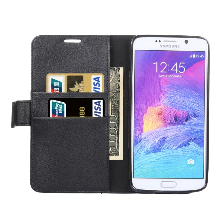 Litchi Texture Horizontal Flip Leather Case with Holder & Card Slots & Wallet for Galaxy Note 5 / N920