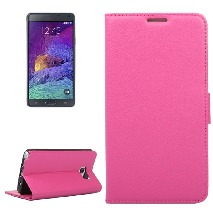 Litchi Texture Horizontal Flip Leather Case with Holder & Card Slots & Wallet for Galaxy Note 5 / N920