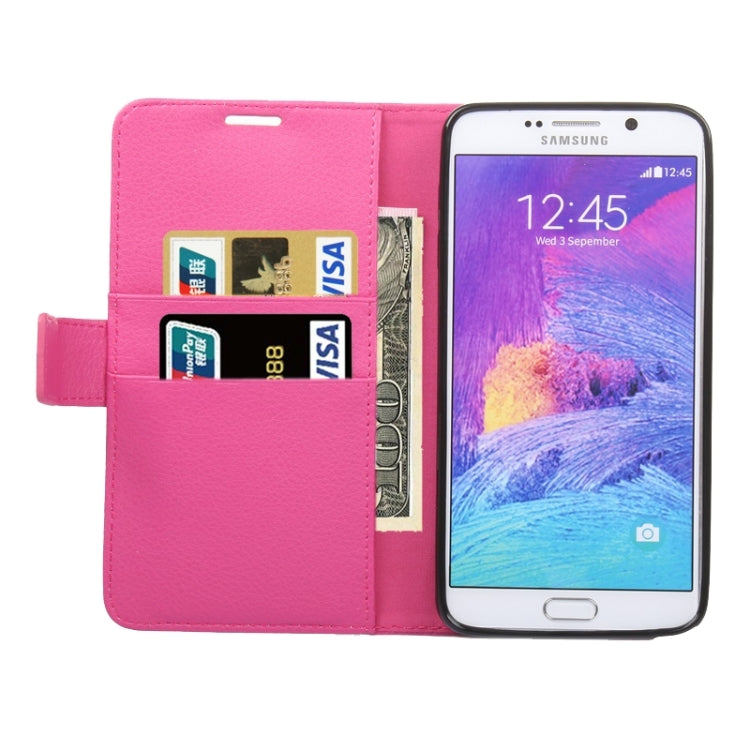 Litchi Texture Horizontal Flip Leather Case with Holder & Card Slots & Wallet for Galaxy Note 5 / N920