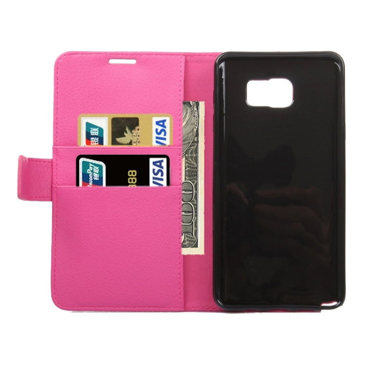 Litchi Texture Horizontal Flip Leather Case with Holder & Card Slots & Wallet for Galaxy Note 5 / N920