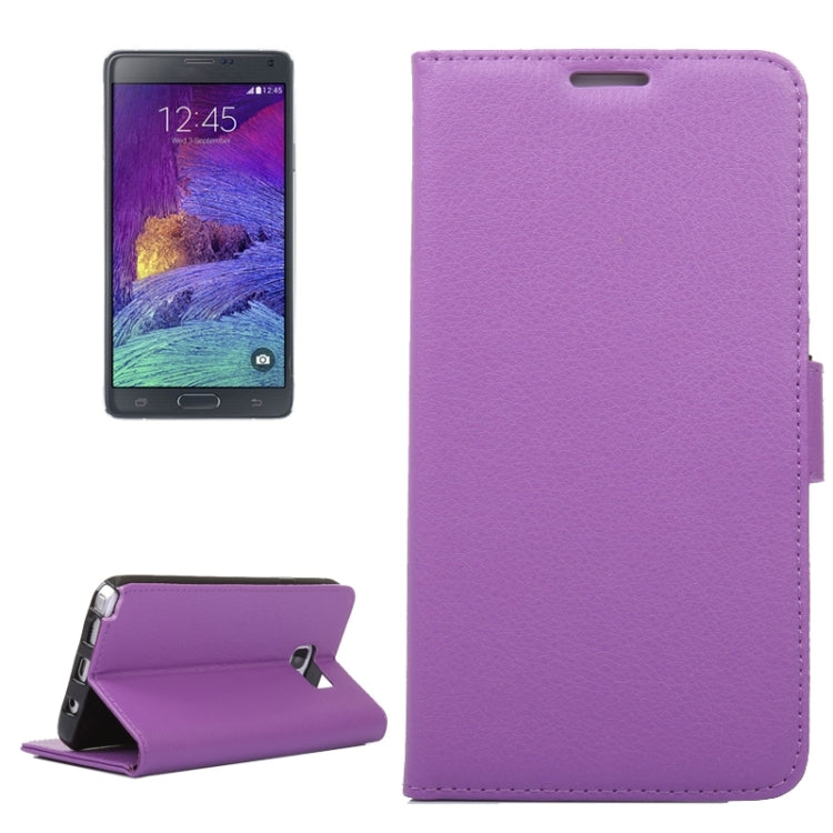 Litchi Texture Horizontal Flip Leather Case with Holder & Card Slots & Wallet for Galaxy Note 5 / N920