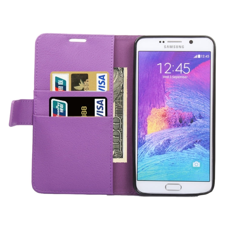 Litchi Texture Horizontal Flip Leather Case with Holder & Card Slots & Wallet for Galaxy Note 5 / N920