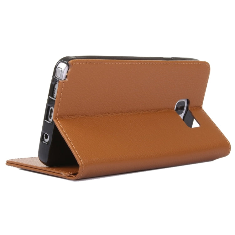 Litchi Texture Horizontal Flip Leather Case with Holder & Card Slots & Wallet for Galaxy Note 5 / N920
