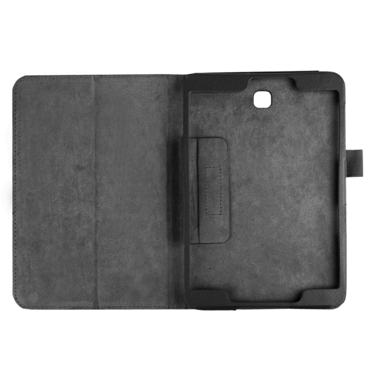 Litchi Texture Horizontal Flip Solid Color Smart Leather Case with Two-folding Holder & Sleep / Wake-up Function for Galaxy Tab S2 8.0 / T715