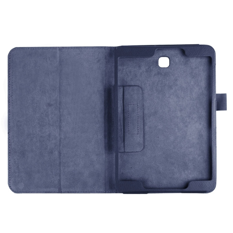 Litchi Texture Horizontal Flip Solid Color Smart Leather Case with Two-folding Holder & Sleep / Wake-up Function for Galaxy Tab S2 8.0 / T715
