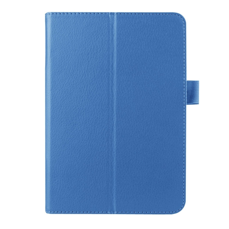 Litchi Texture Horizontal Flip Solid Color Smart Leather Case with Two-folding Holder & Sleep / Wake-up Function for Galaxy Tab S2 8.0 / T715