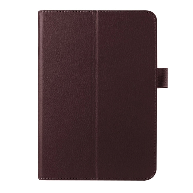Litchi Texture Horizontal Flip Solid Color Smart Leather Case with Two-folding Holder & Sleep / Wake-up Function for Galaxy Tab S2 8.0 / T715