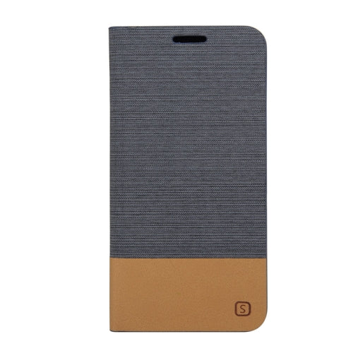 Canvas Texture Horizontal Flip Leather Case with Holder & Card Slots for Galaxy Note 5 Edge
