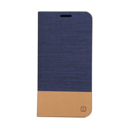 Canvas Texture Horizontal Flip Leather Case with Holder & Card Slots for Galaxy Note 5 Edge