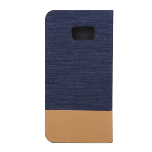 Canvas Texture Horizontal Flip Leather Case with Holder & Card Slots for Galaxy Note 5 Edge