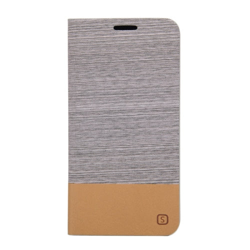 Canvas Texture Horizontal Flip Leather Case with Holder & Card Slots for Galaxy Note 5 Edge