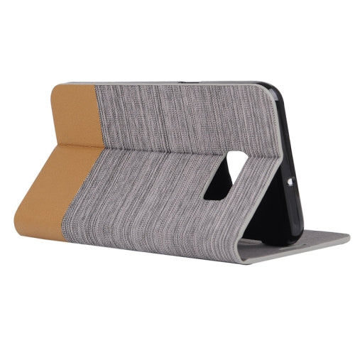 Canvas Texture Horizontal Flip Leather Case with Holder & Card Slots for Galaxy Note 5 Edge
