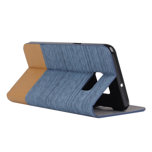 Canvas Texture Horizontal Flip Leather Case with Holder & Card Slots for Galaxy Note 5 Edge