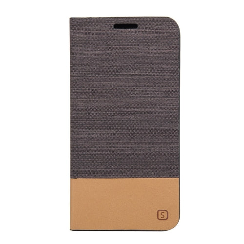 Canvas Texture Horizontal Flip Leather Case with Holder & Card Slots for Galaxy Note 5 Edge