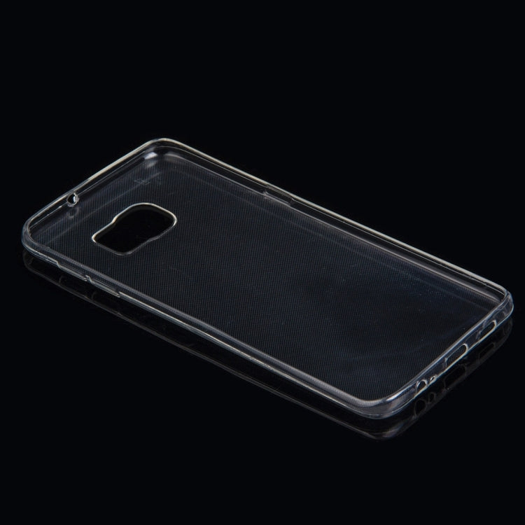 50 PCS for Galaxy S6 Edge+ / G928 0.75mm Ultra-thin Transparent TPU Protective Case