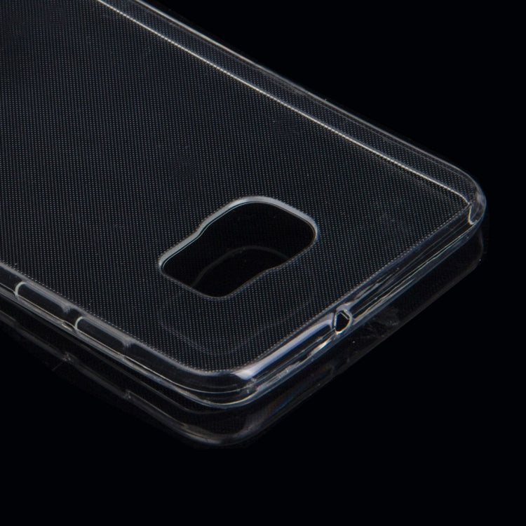 50 PCS for Galaxy S6 Edge+ / G928 0.75mm Ultra-thin Transparent TPU Protective Case