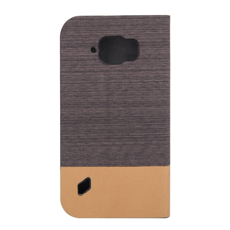 Canvas Texture Horizontal Flip Leather Case with Holder & Card Slots for Galaxy S6 Active / G890A
