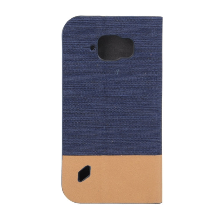 Canvas Texture Horizontal Flip Leather Case with Holder & Card Slots for Galaxy S6 Active / G890A
