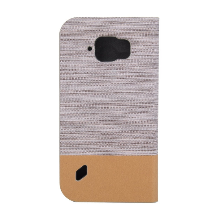 Canvas Texture Horizontal Flip Leather Case with Holder & Card Slots for Galaxy S6 Active / G890A