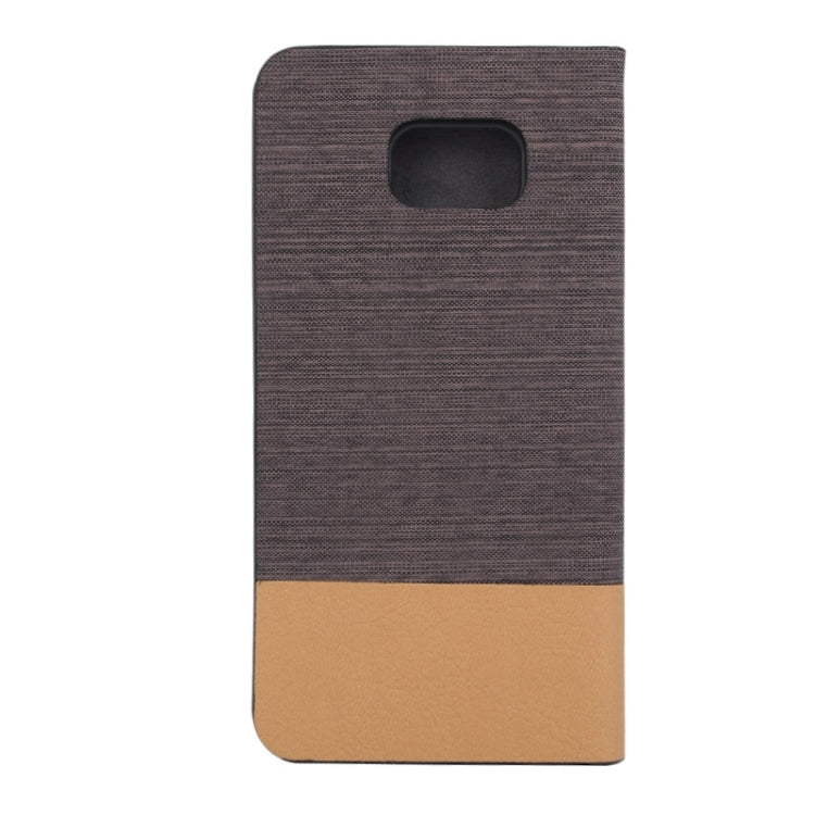 Canvas Texture Horizontal Flip Leather Case with Holder & Card Slots for Galaxy Note 5 / N9200