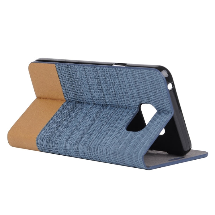 Canvas Texture Horizontal Flip Leather Case with Holder & Card Slots for Galaxy Note 5 / N9200