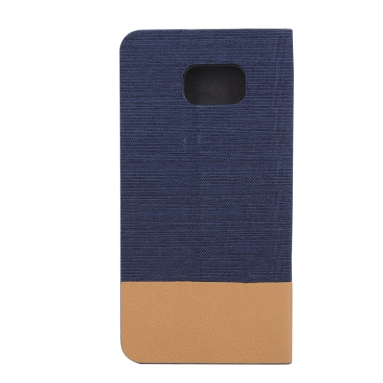 Canvas Texture Horizontal Flip Leather Case with Holder & Card Slots for Galaxy Note 5 / N9200