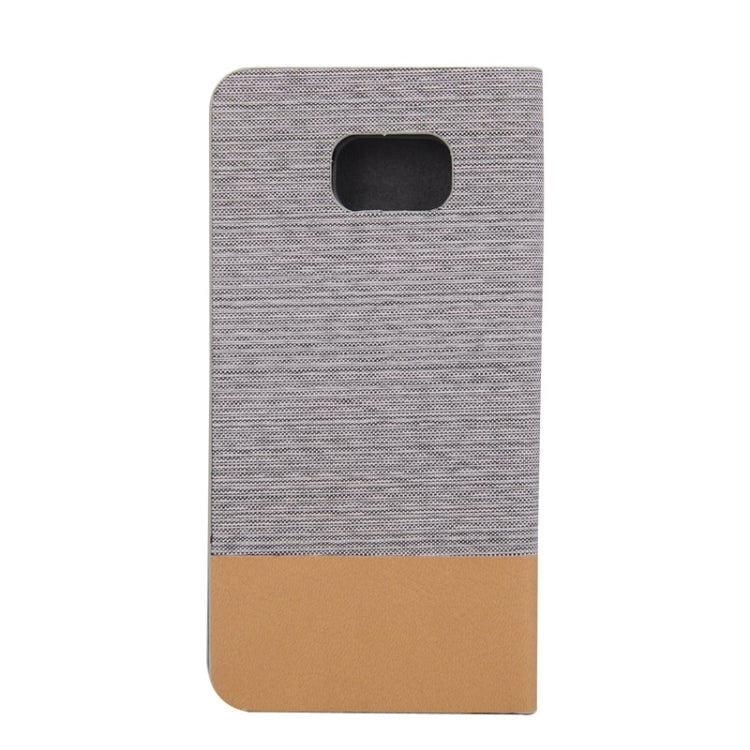 Canvas Texture Horizontal Flip Leather Case with Holder & Card Slots for Galaxy Note 5 / N9200