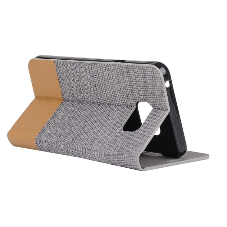 Canvas Texture Horizontal Flip Leather Case with Holder & Card Slots for Galaxy Note 5 / N9200
