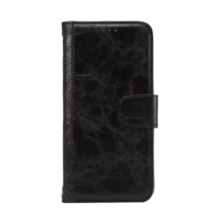 For Galaxy S6 Edge / G925 Wax Crazy Horse Texture Horizontal Flip Leather Case with Holder & Card Slots & Wallet & Photo Frame