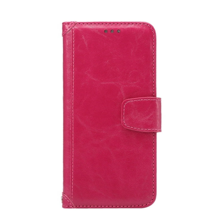 For Galaxy S6 Edge / G925 Wax Crazy Horse Texture Horizontal Flip Leather Case with Holder & Card Slots & Wallet & Photo Frame