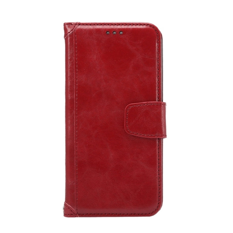 For Galaxy S6 Edge / G925 Wax Crazy Horse Texture Horizontal Flip Leather Case with Holder & Card Slots & Wallet & Photo Frame
