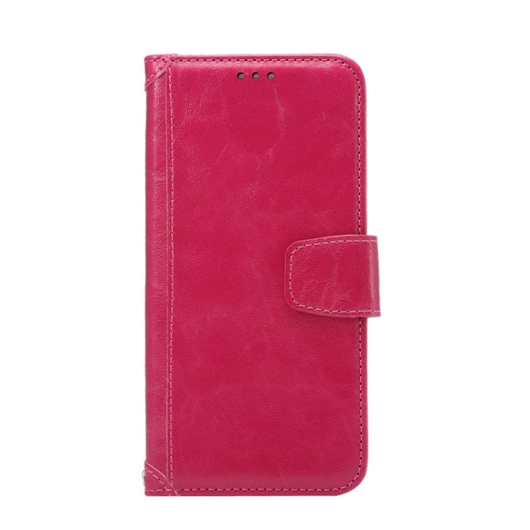 For Galaxy S6 / G920 Wax Crazy Horse Texture Horizontal Flip Leather Case with Holder & Card Slots & Wallet & Photo Frame