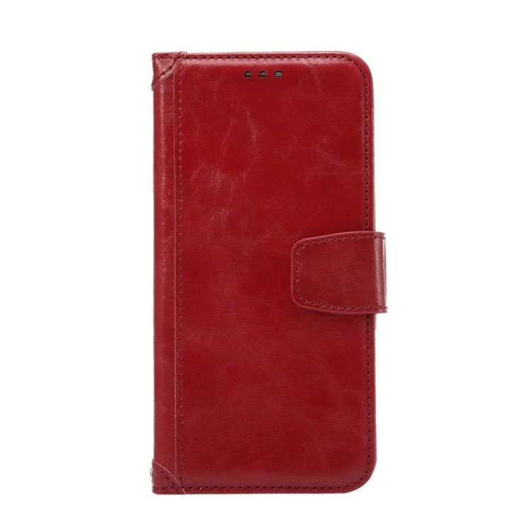 For Galaxy S6 / G920 Wax Crazy Horse Texture Horizontal Flip Leather Case with Holder & Card Slots & Wallet & Photo Frame