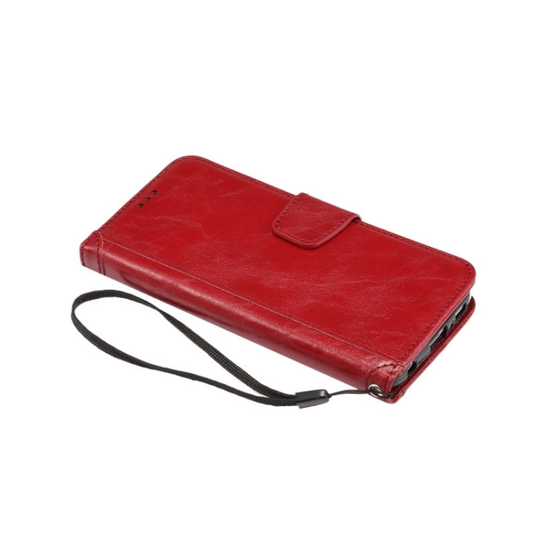 For Galaxy S6 / G920 Wax Crazy Horse Texture Horizontal Flip Leather Case with Holder & Card Slots & Wallet & Photo Frame