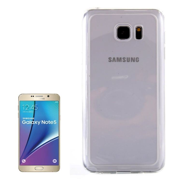 Acrylic Material Transparent Edge Plastic Protective Case for Galaxy Note 5