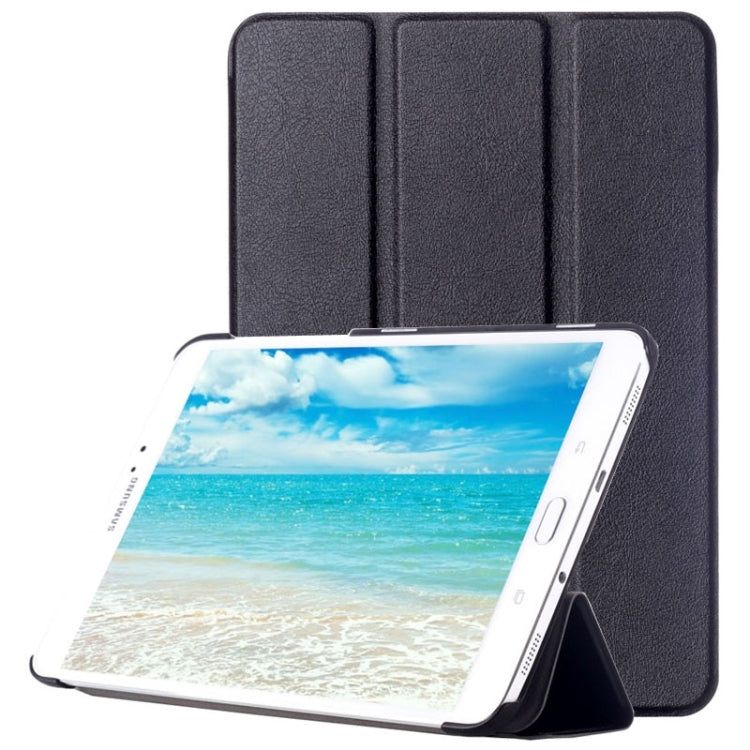 Custer Texture Horizontal Flip Leather Case with 3-folding Holder for Galaxy Tab S2 8.0 / T715